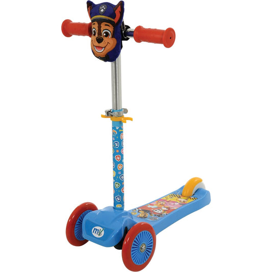 Paw Patrol Mini Go! Tilt 3 Wheel Scooter with Chase Squishle