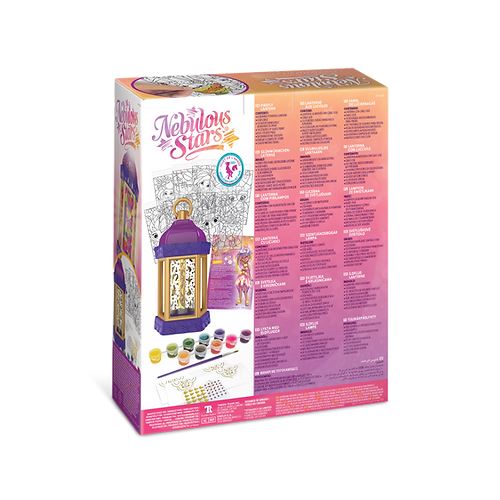 Nebulous Stars Firefly Lantern Glass Painting