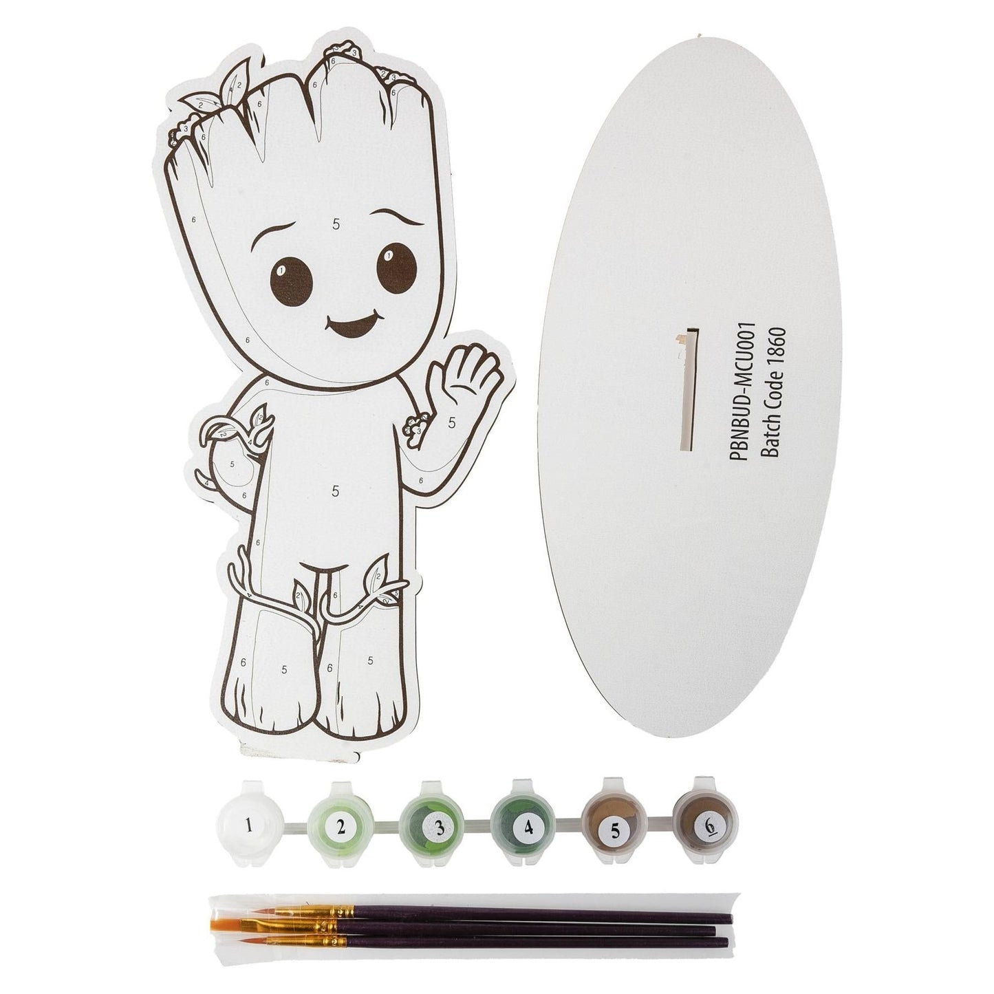 Marvel Groot XL Buddy Paint By Numbers Kit