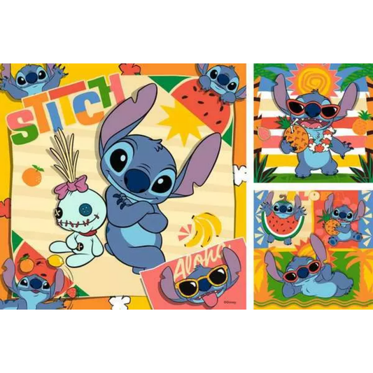 Ravensburger Disney Stitch - 3 x49 Pieces Puzzle