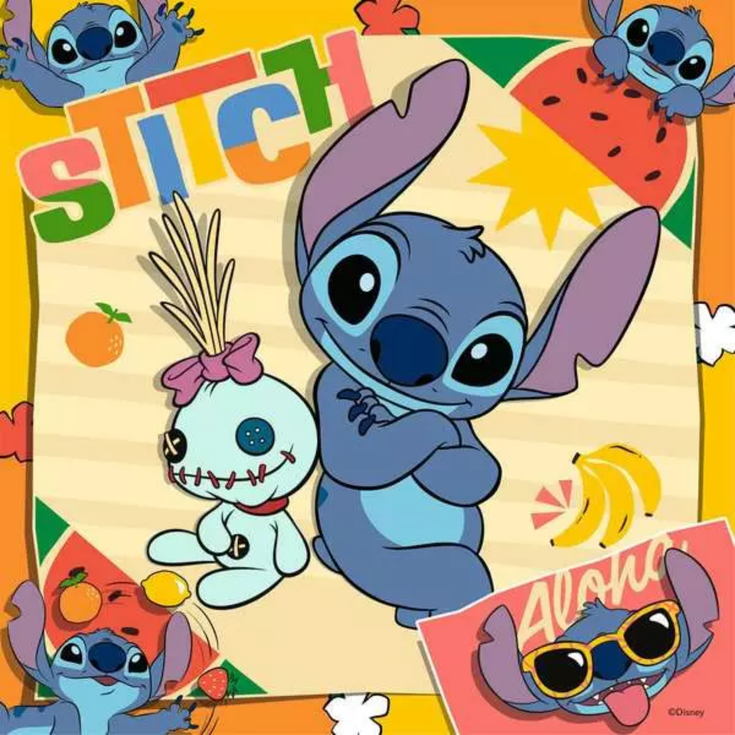 Ravensburger Disney Stitch - 3 x49 Pieces Puzzle