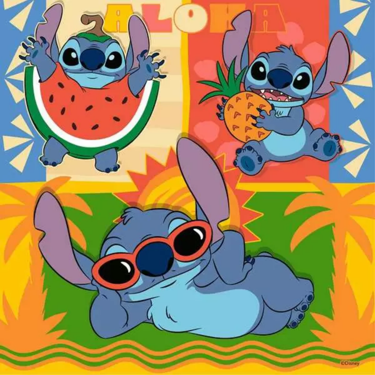 Ravensburger Disney Stitch - 3 x49 Pieces Puzzle