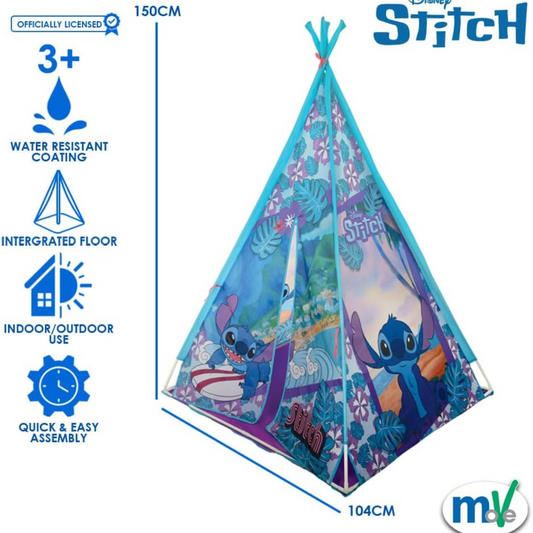 Disney Stitch Play Tent Childrens Teepee Tent