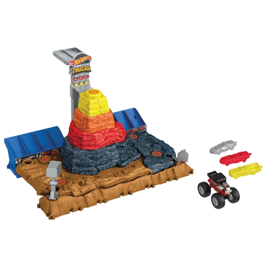 Hot Wheels Monster Trucks Arena Ultimate Crush Yard Play Set