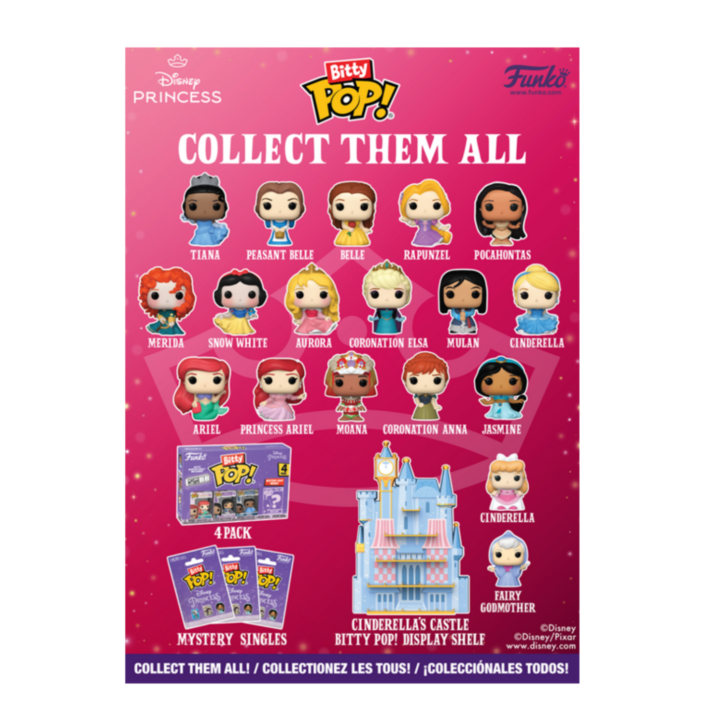 Bitty POP Countdown Calendar - Disney Princess