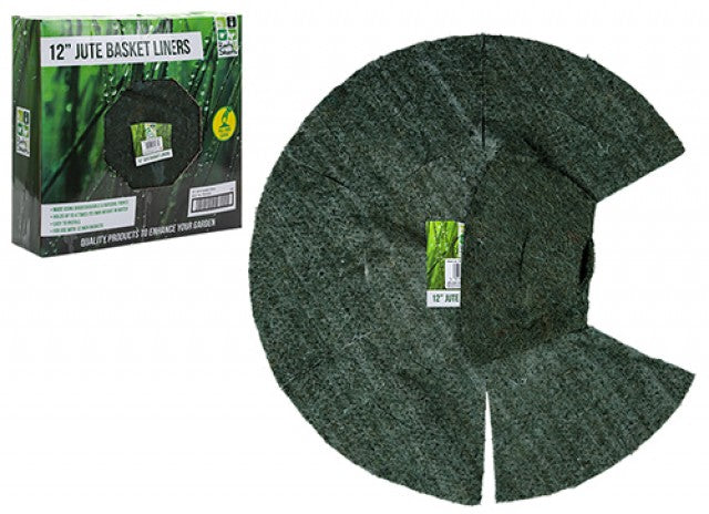 12" Jute Basket Liner