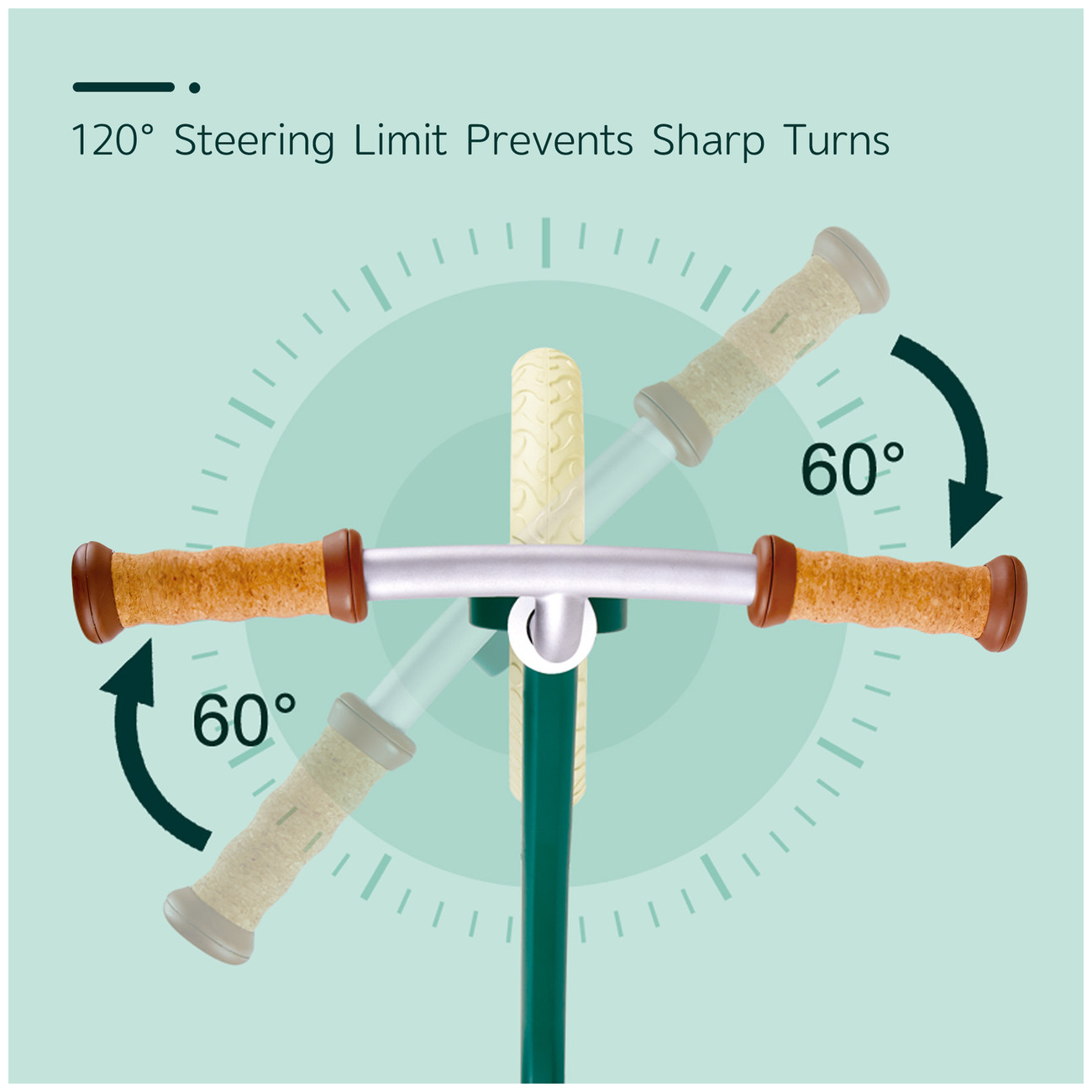 Hape Learn to Ride Balance Bike Green