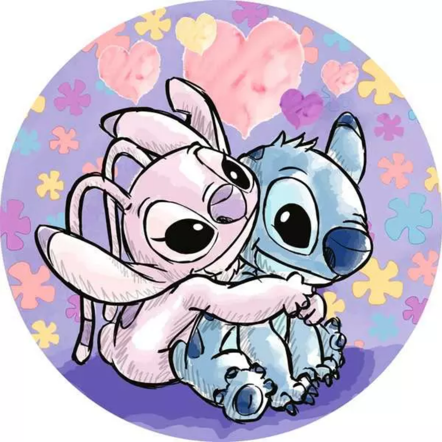 Ravensburger Disney Stitch - Circular - 500 Pieces Puzzle