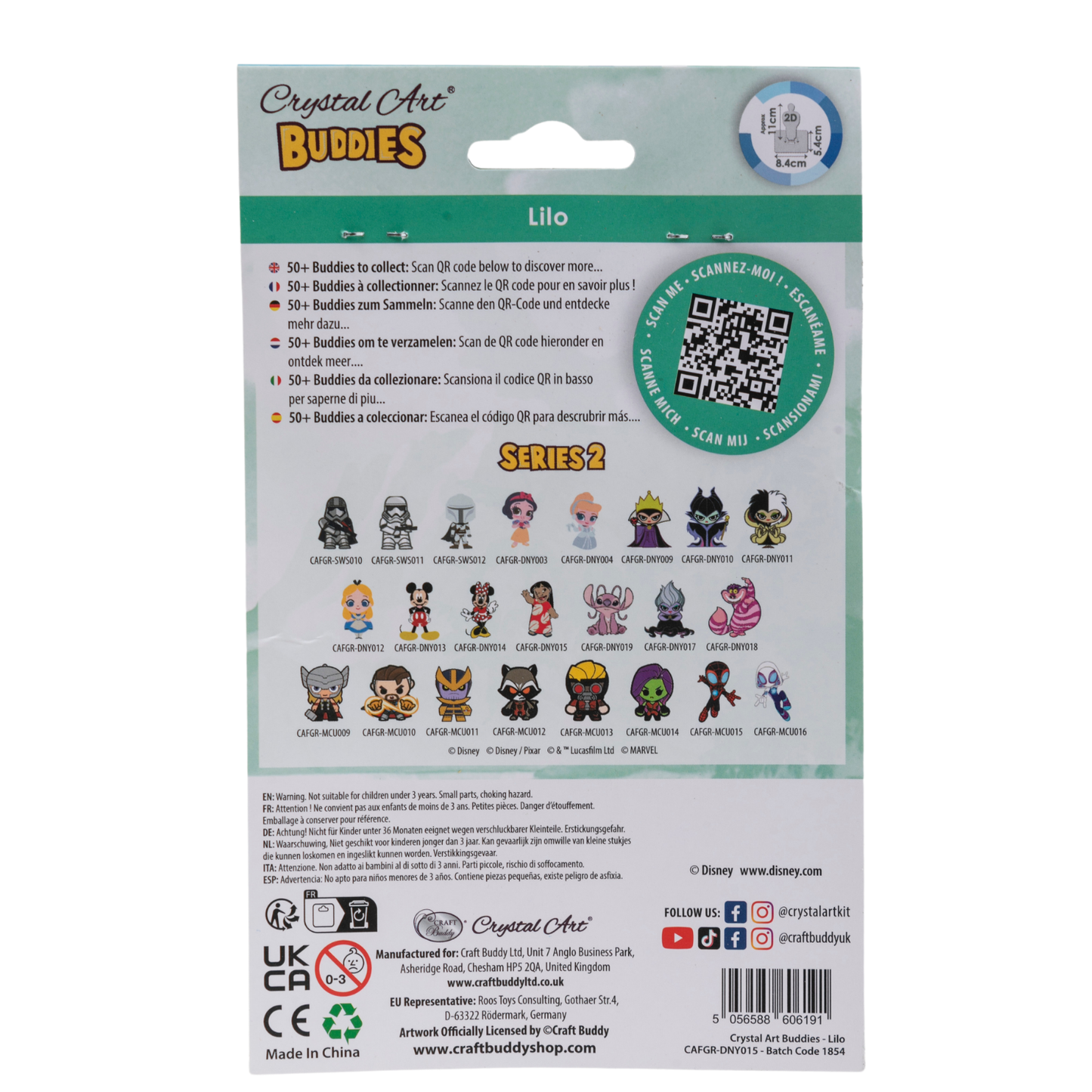 Disney Lilo Crystal Art Buddies