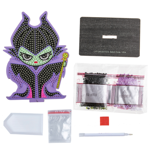 Disney Villain Maleficent Crystal Art Buddies