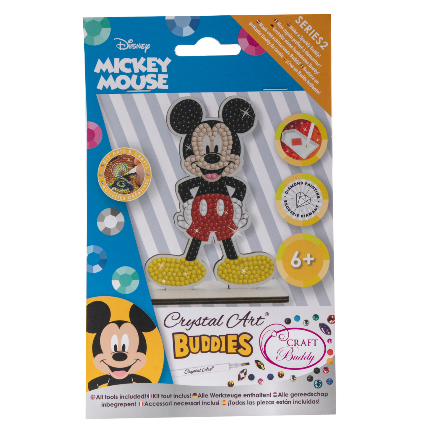 Disney Mickey Mouse Crystal Art Buddies