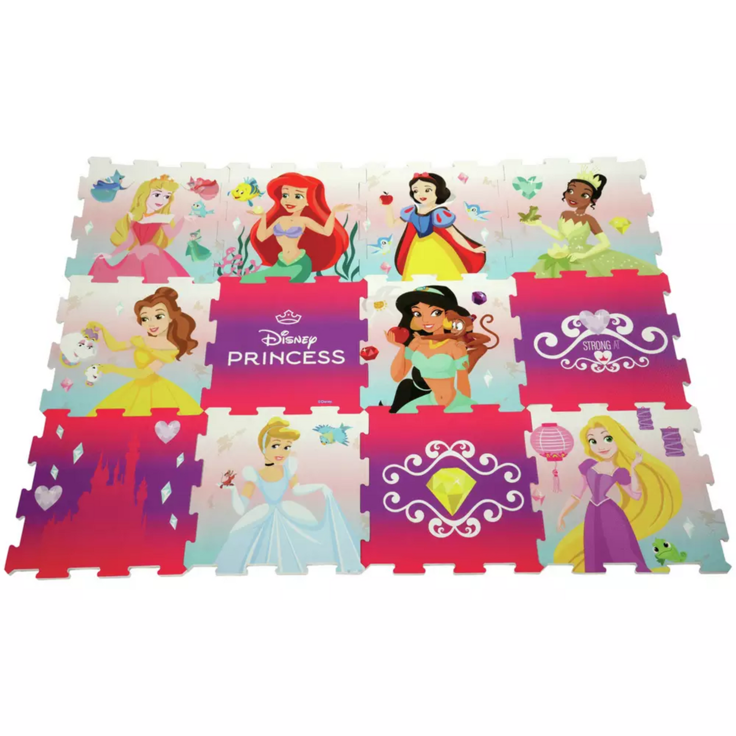 Disney Princess Foam Play Mat Soft Tiles 12 Pieces