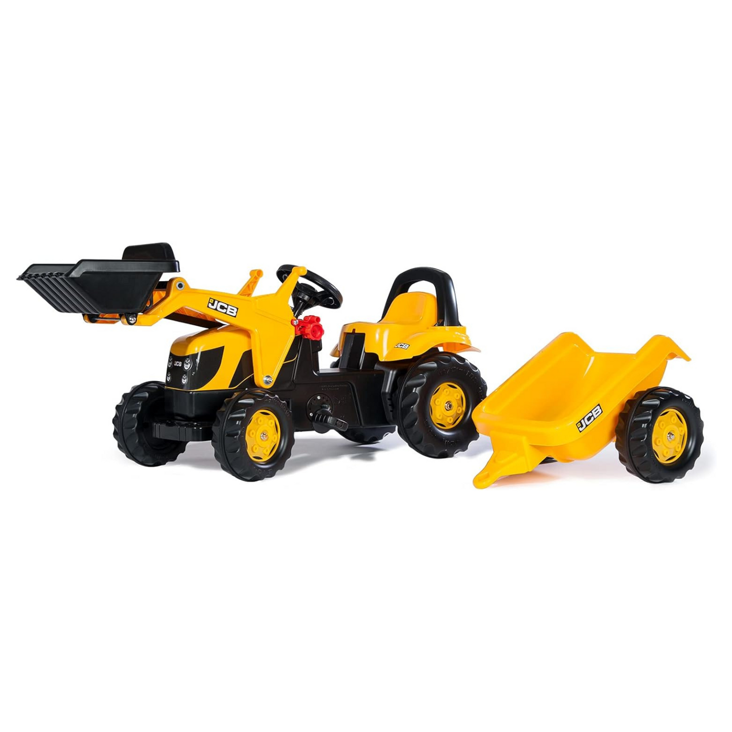 Jcb Tractor With Frontloader & Trailer