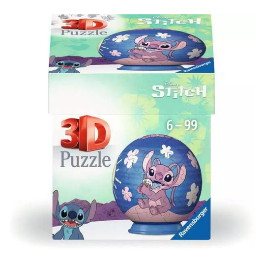 Ravensburger 3D Puzzle Ball Stitch & Friends - 54 Pieces