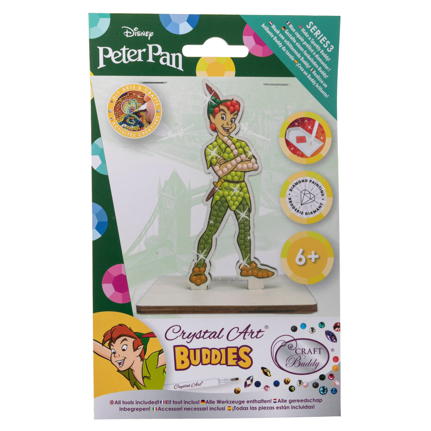 Disney Peter Pan Crystal Art Buddies