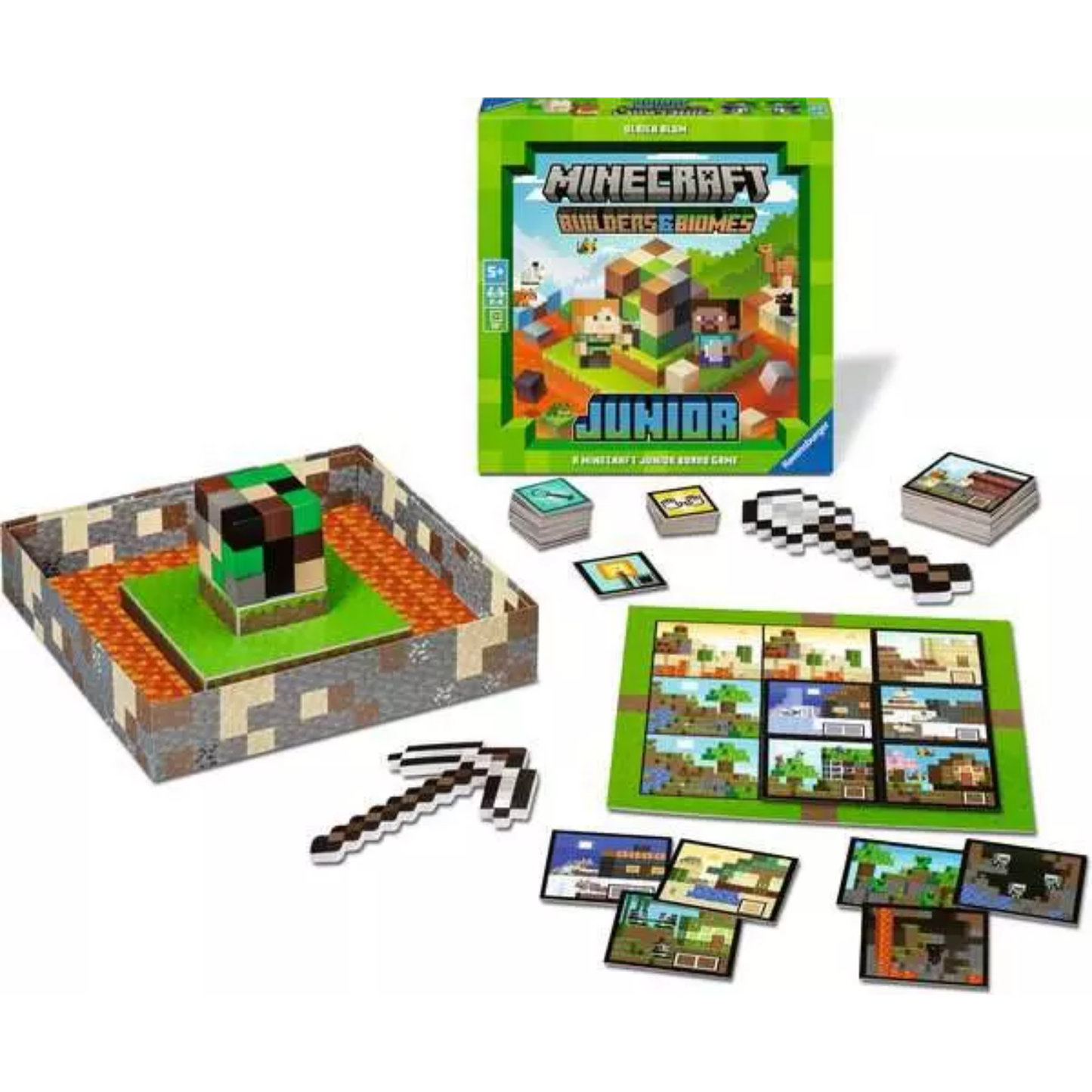 Ravensburger Minecraft Builder & Biomes Junior Board Game