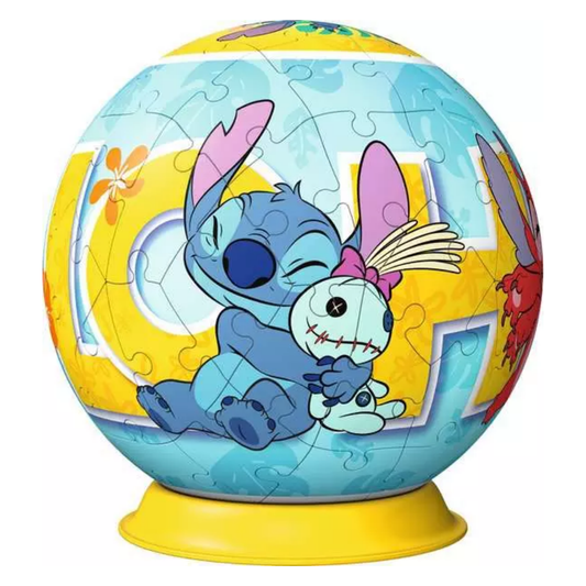 Ravensburger Disney Stitch - 72 Pieces 3D Puzzle Ball
