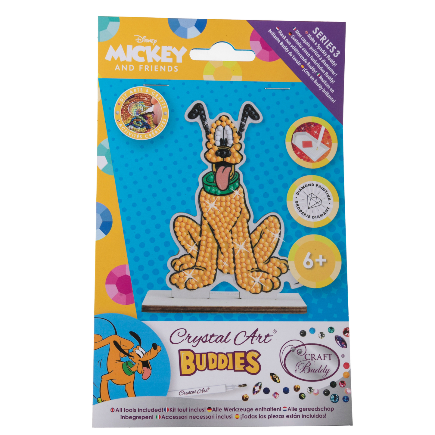 Disney Pluto Crystal Art Buddies