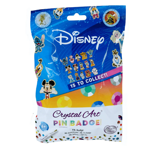 Craft Buddy Disney Crystal Art Pin Badge - Blind Bag Series 1