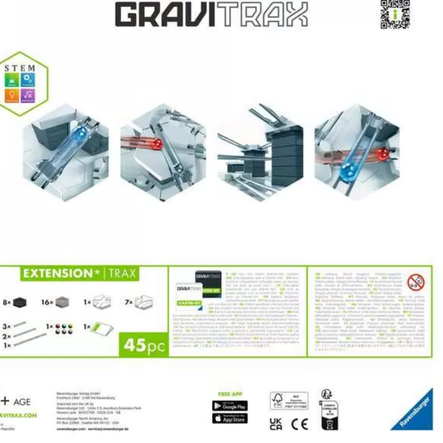 GraviTrax Extension Trax pack - Marble run accessories