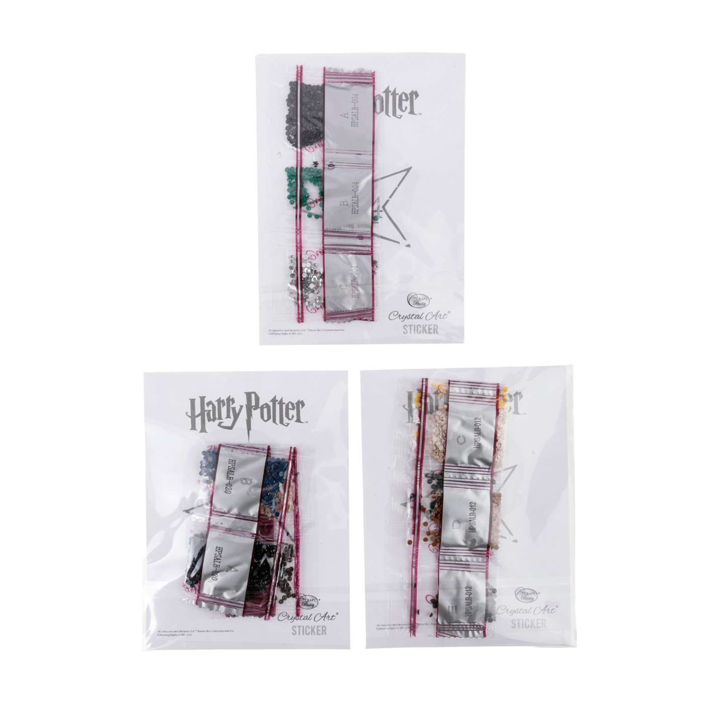 Harry Potter Crystal Art Sticker Album