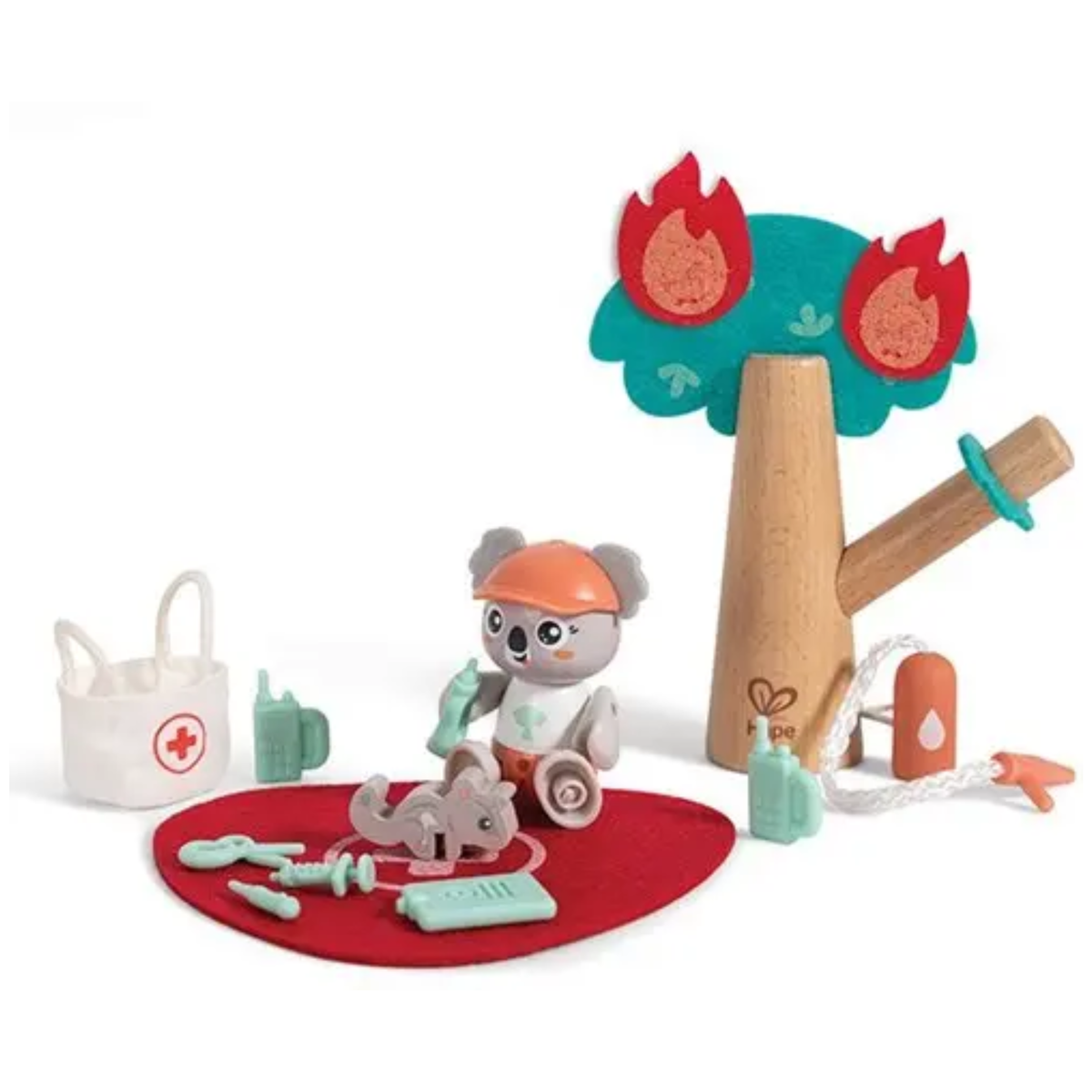 Hape Green Planet Explorers: Forest Fire Rescue Playset