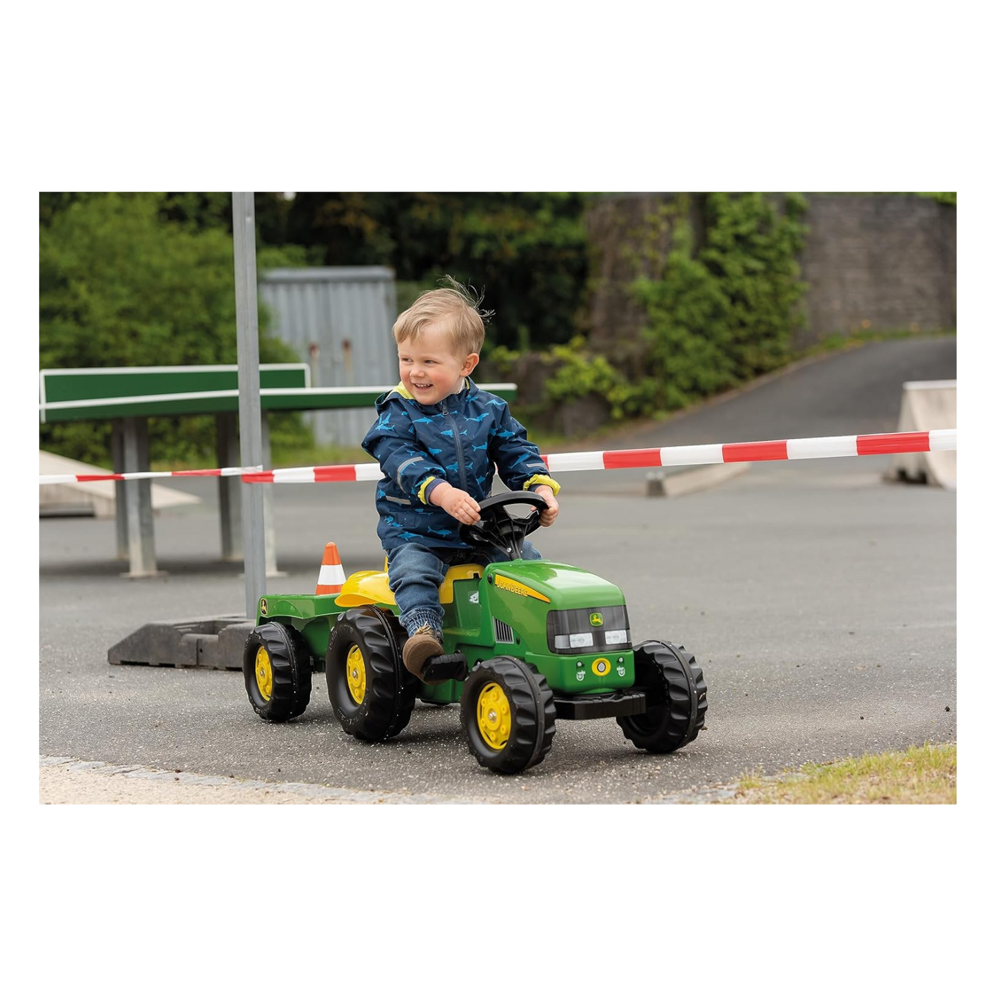 RollyKid John Deere Tractor with Trailer