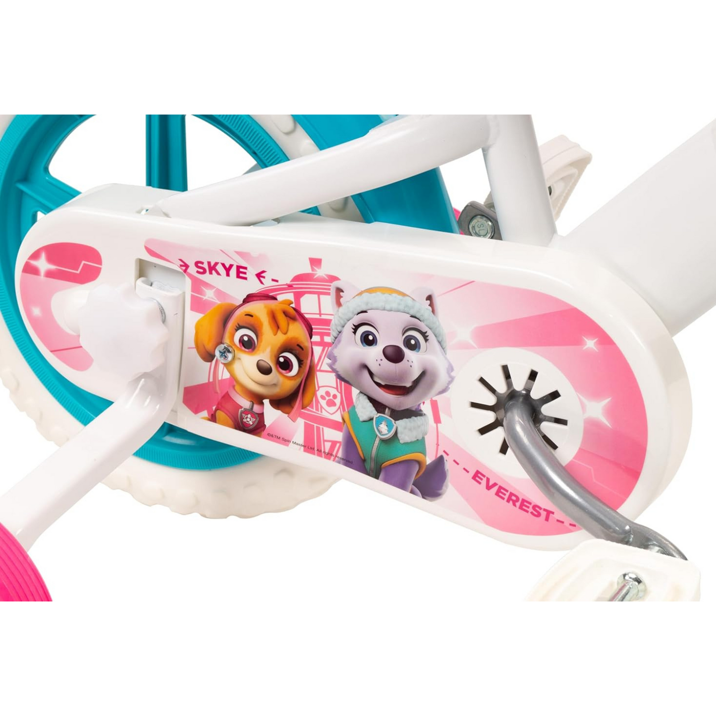 Toimsa Paw Patrol 12 inch Bicycle with Stabilisers and Basket Skye and Everest