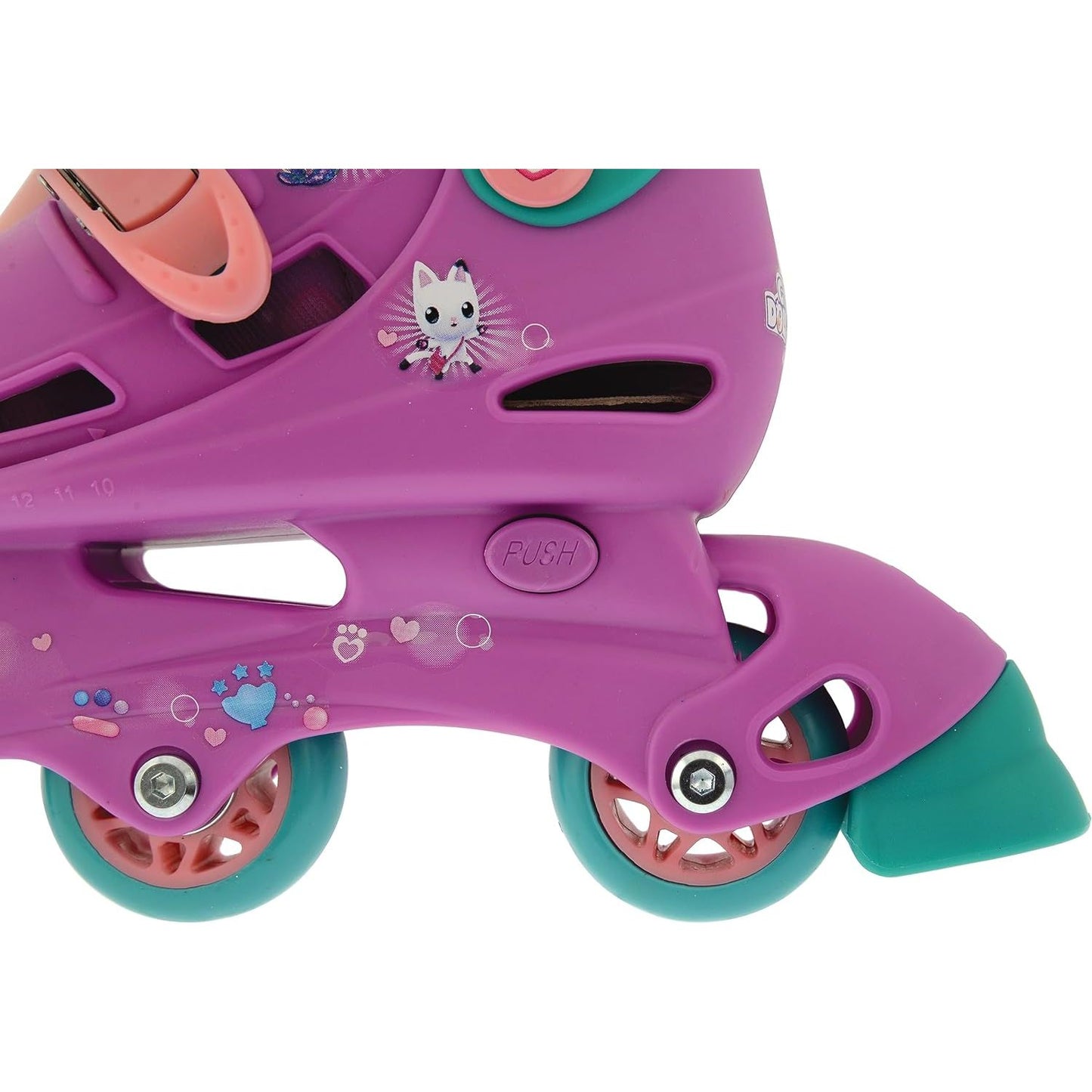 Gabby's Dollhouse 2-in-1 Convertible Skates: Tri to In-Line