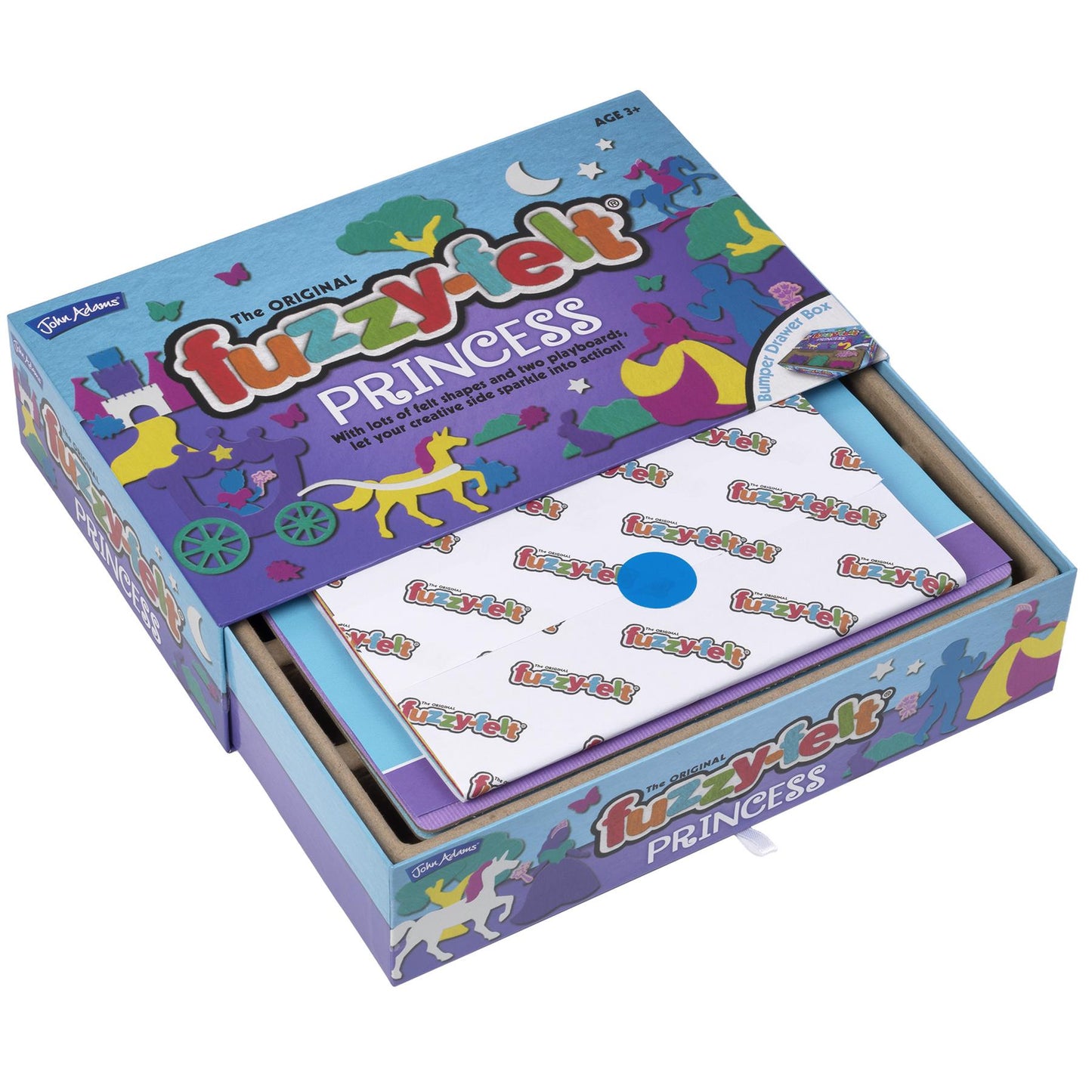 Fuzzy-Felt Princess Drawer Set