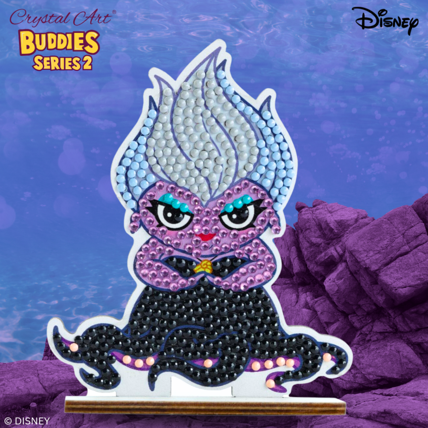 Disney Villain Ursula Crystal Art Buddies
