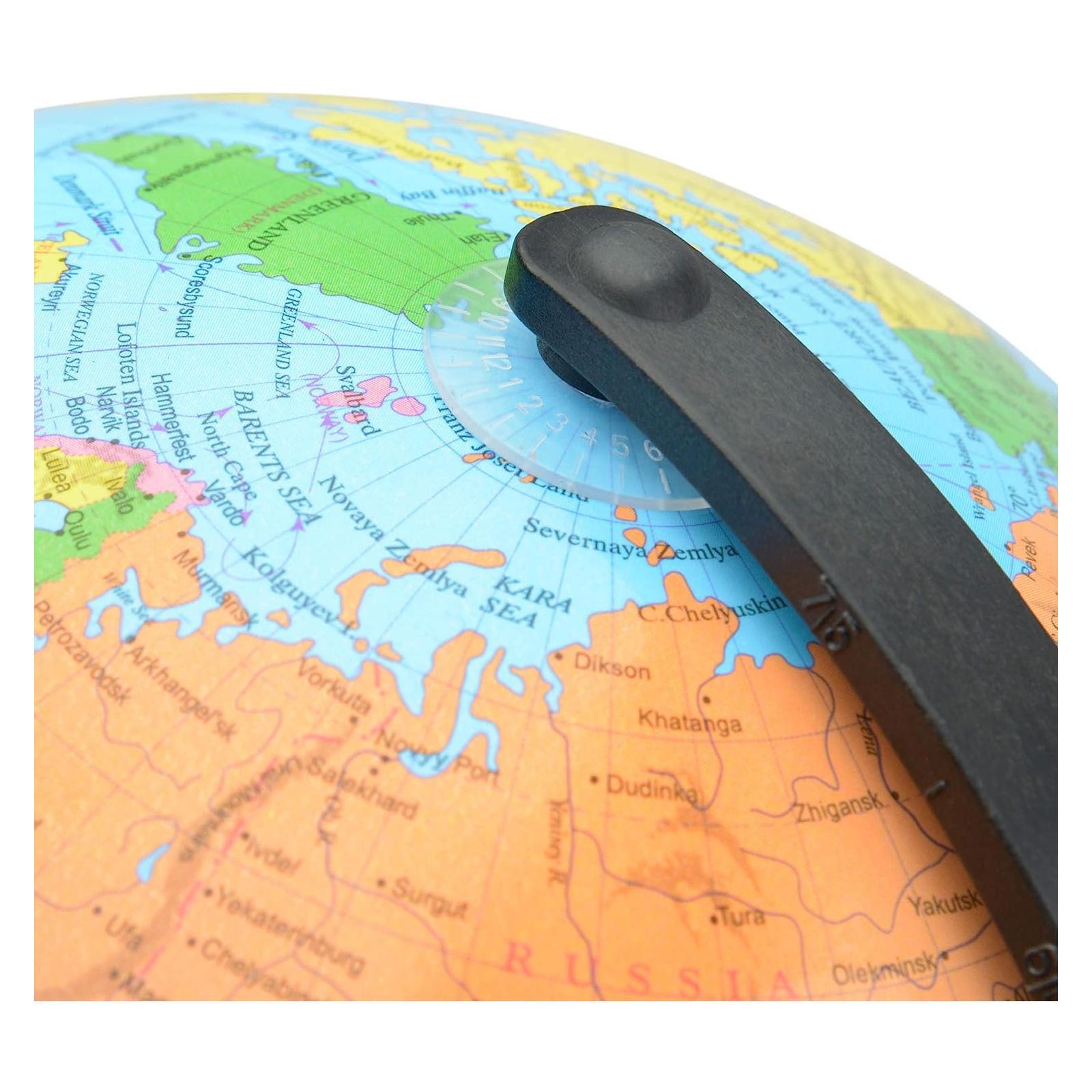 Educational Kids 25cm World Globe With Stand