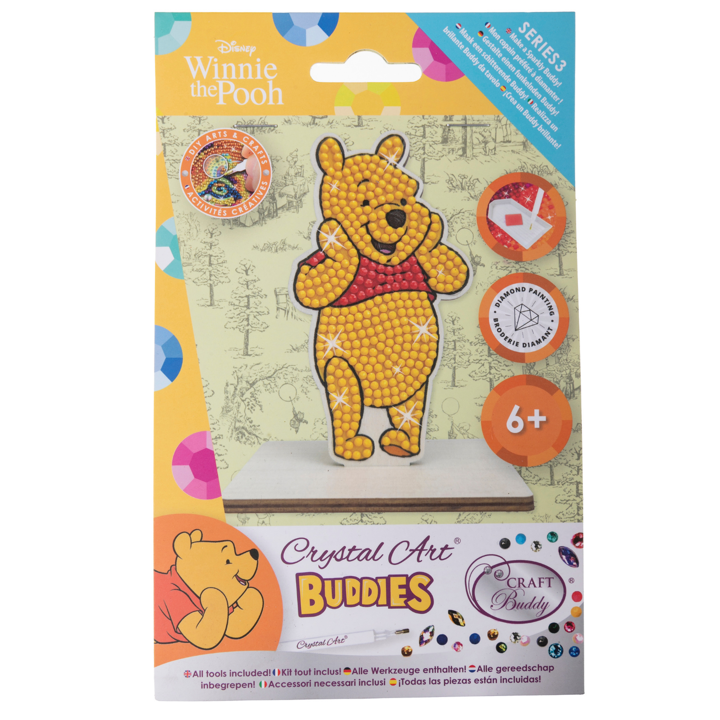 Disney Winnie the Pooh Crystal Art Buddies