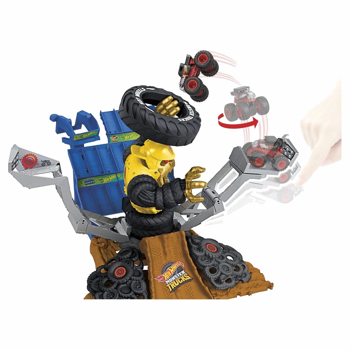 Hot Wheels Mega-Wrex vs Crushzilla
