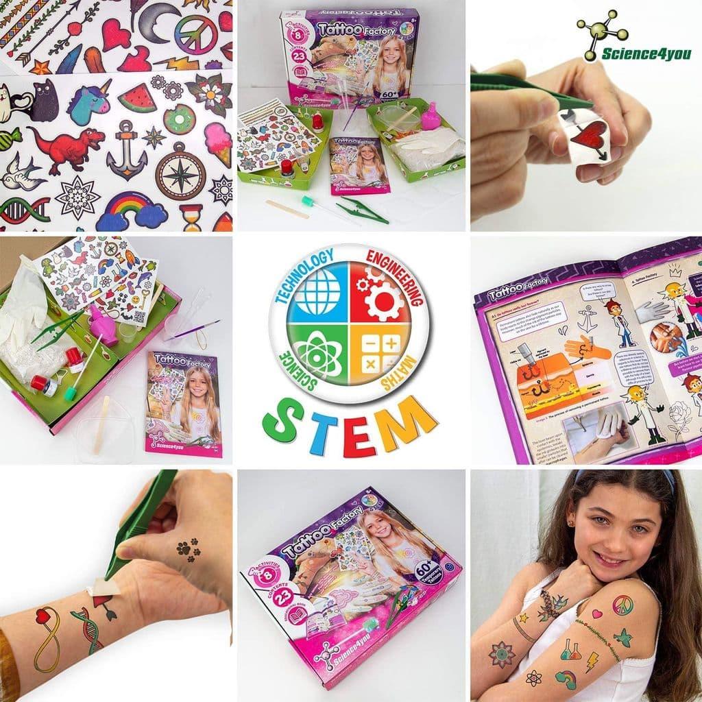 Tattoo Factory Educational Science Kit for Kids