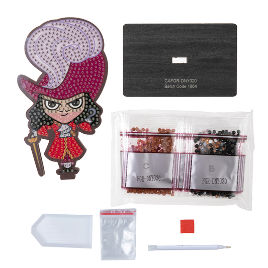 Disney Captain Hook Crystal Art Buddies