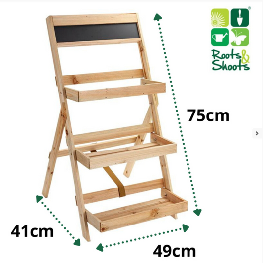 Heavy Duty Brown 3 Tier Garden Step Planter