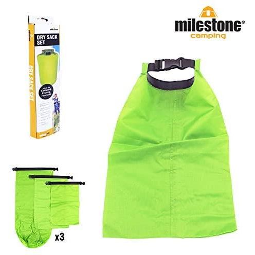 Milestone Camping 3 Set of Dry Sack Bags