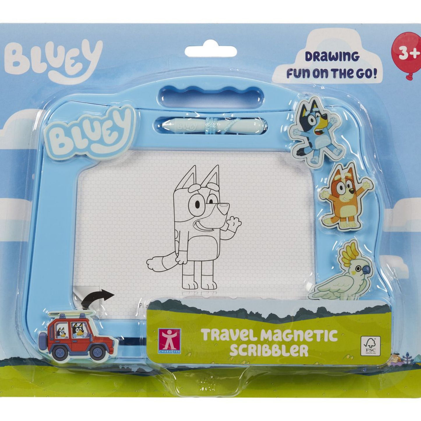 Bluey Travel Magnetic Scribbler