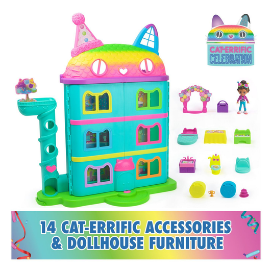 Gabby's Dollhouse Purrfect Celebration Dollhouse