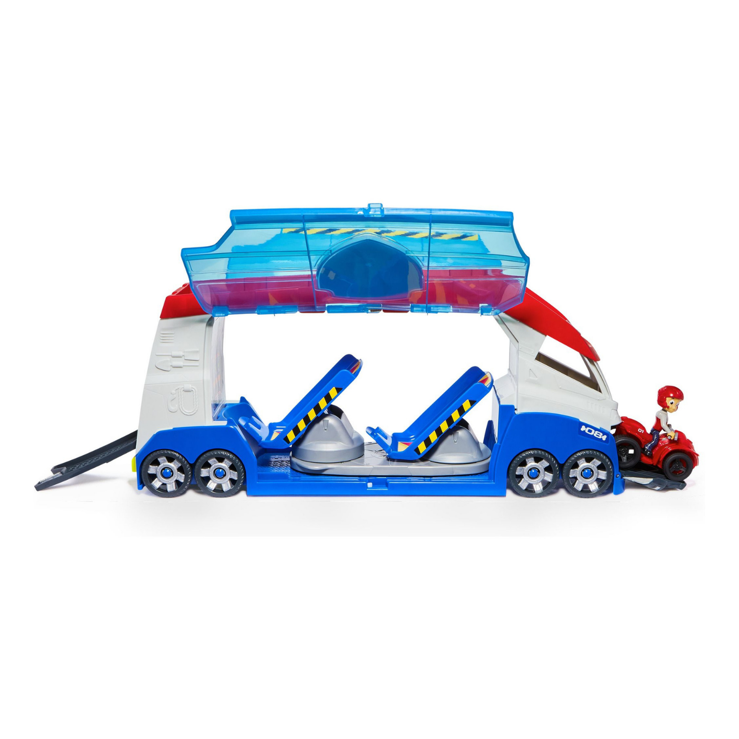 Paw Patrol, Transforming PAW Patroller with Vehicle Launchers, Lights & Sounds, Ryder Action Figure & ATV Toy Car, Kids’ Toys for Boys & Girls