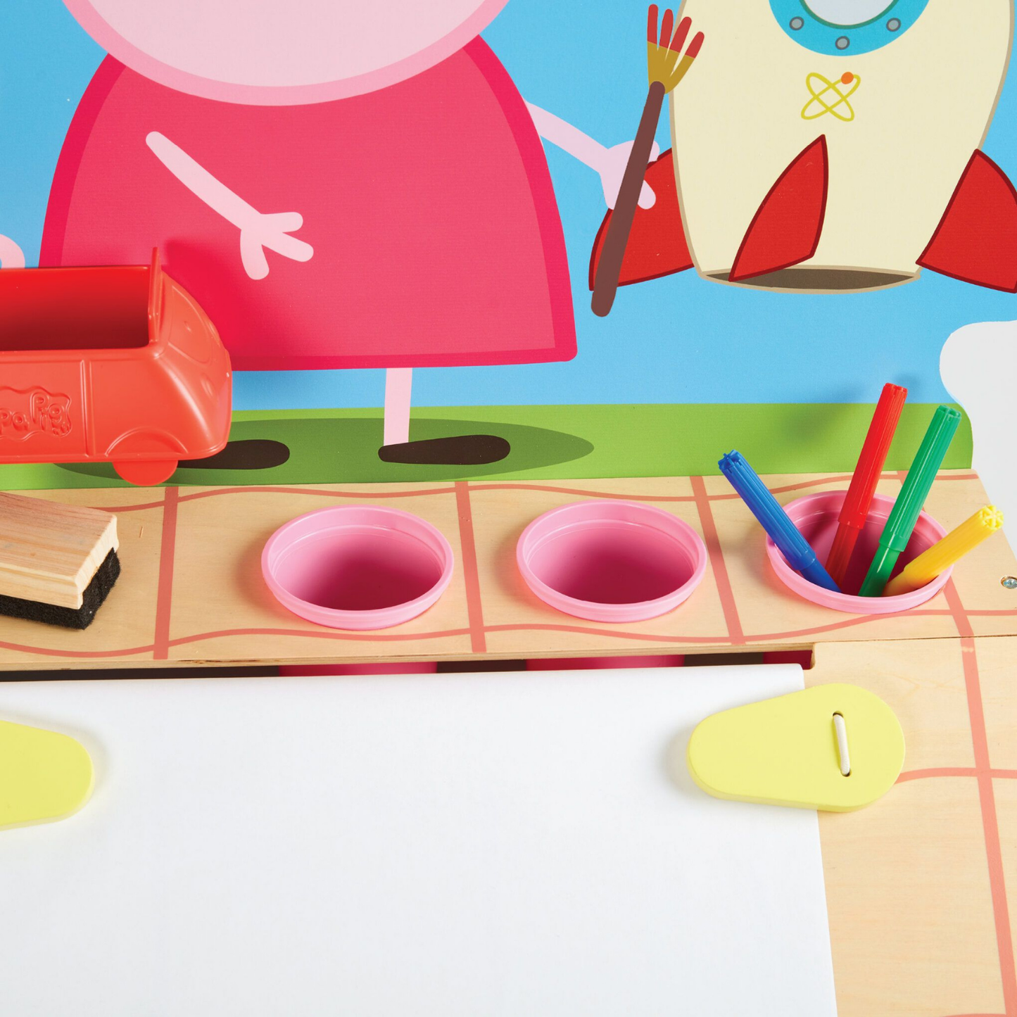 Peppa Pig Play & Draw Wooden Easel