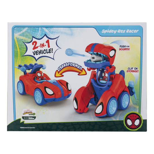Spidey And His Amazing Friends Spidey-Rex Racer Feature Vehicle
