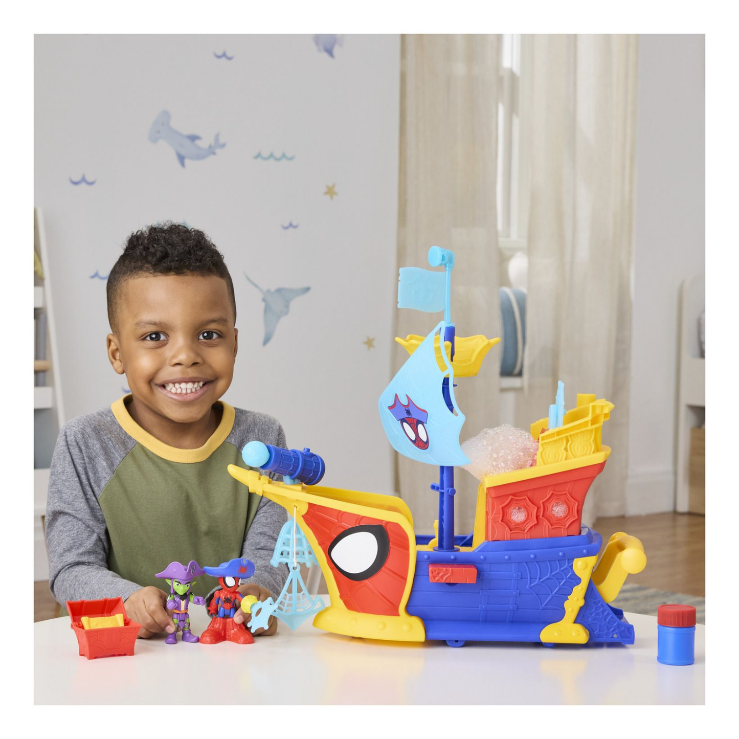 Spidey & His Amazing Friends Pirate Ship 3" Playset