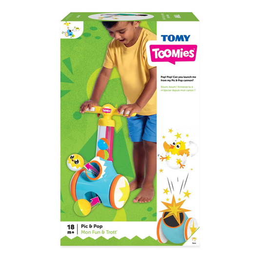 Toomies Pic and Pop Push Along Baby Toy