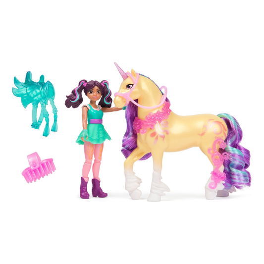 Unicorn Academy Small Doll Ava & Leaf