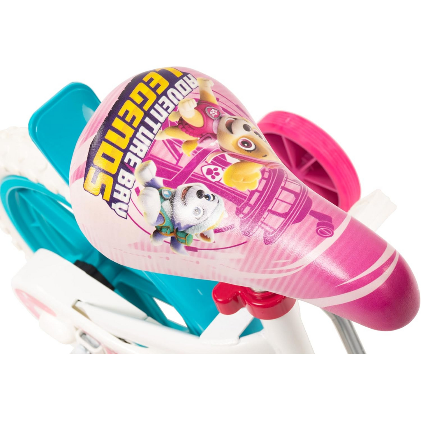 Toimsa Paw Patrol 12 inch Bicycle with Stabilisers and Basket Skye and Everest