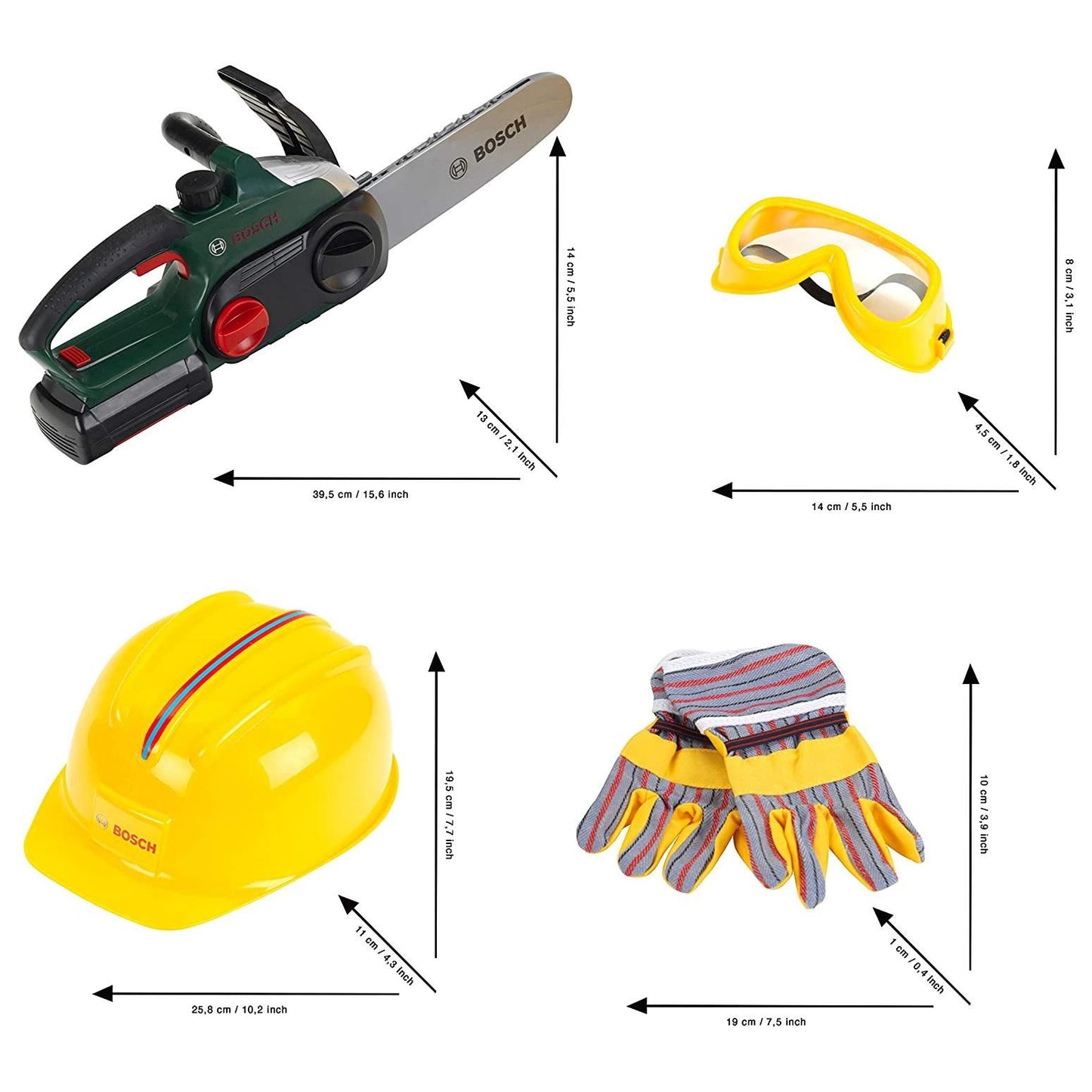 Childrens Bosch Chain Saw II With Accessories