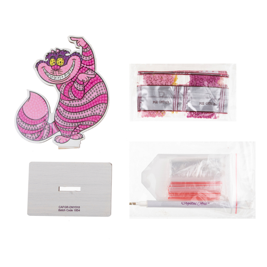 Disney Cheshire Cat Alice in Wonderland Crystal Art Buddies