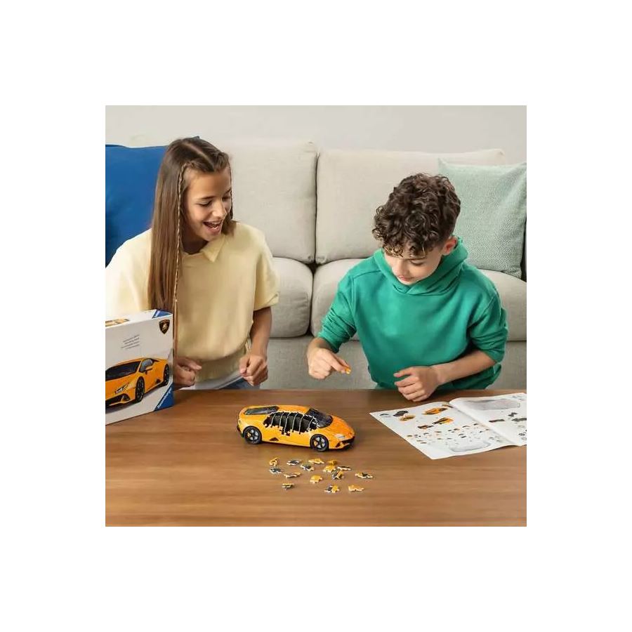 Lamborghini Huracan 3D Puzzle 108pc Yellow